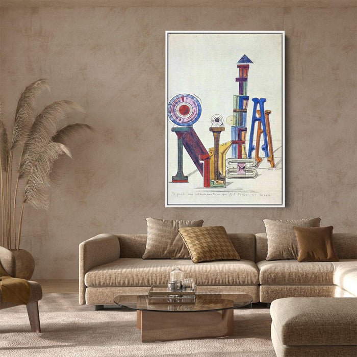 La Grande Roue Orthochromatique… by Max Ernst - Canvas Artwork