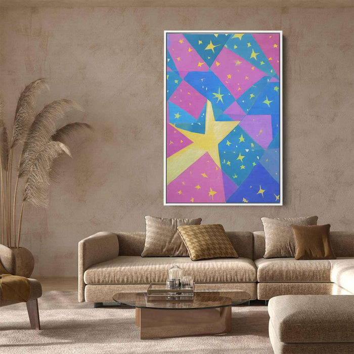 Pastel Bauhaus Stars #210 - Kanvah