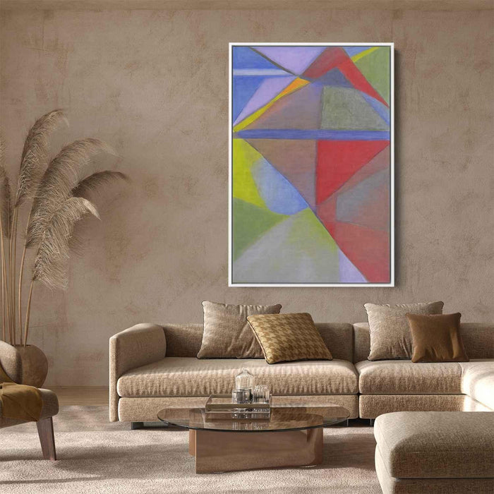 Pastel Bauhaus Triangles #227 - Kanvah