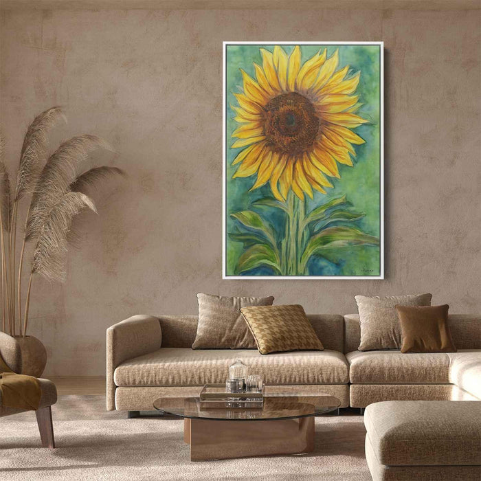 Watercolor Sunflower #214 - Kanvah