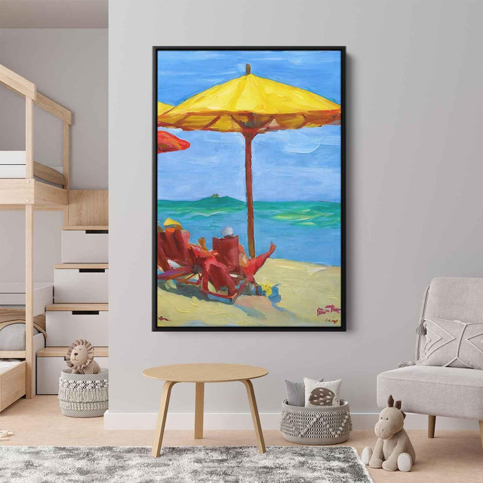 Abstract Beach Umbrellas #226 - Kanvah