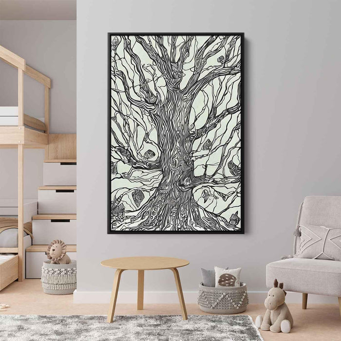 Line Art Tree #234 - Kanvah
