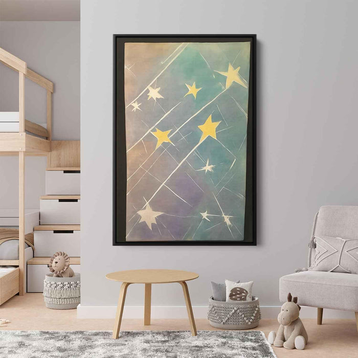 Pastel Bauhaus Stars #223 - Kanvah