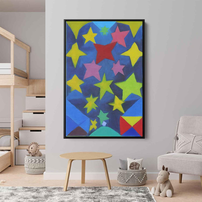 Pastel Bauhaus Stars #226 - Kanvah