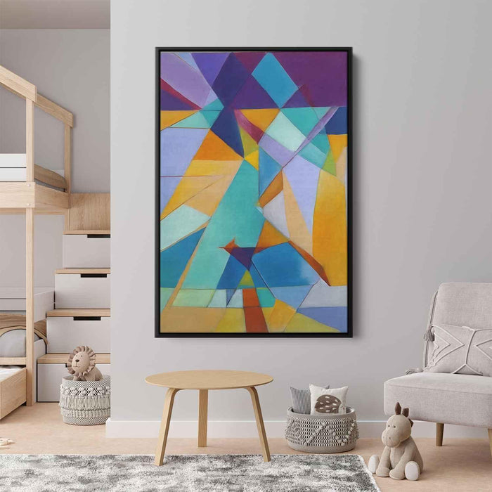 Pastel Bauhaus Triangles #205 - Kanvah