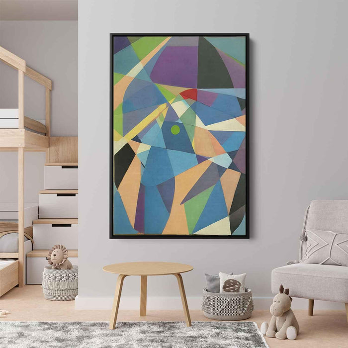 Pastel Bauhaus Triangles #209 - Kanvah