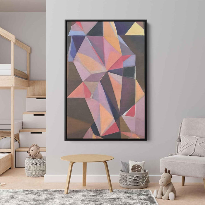 Pastel Bauhaus Triangles #220 - Kanvah