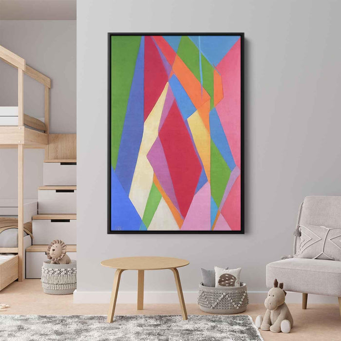 Pastel Bauhaus Triangles #229 - Kanvah