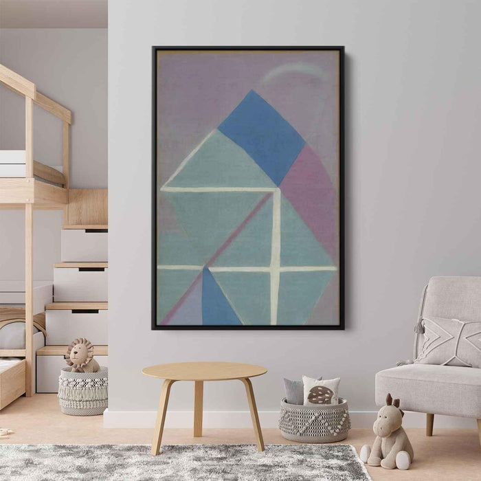 Pastel Bauhaus Triangles #233 - Kanvah