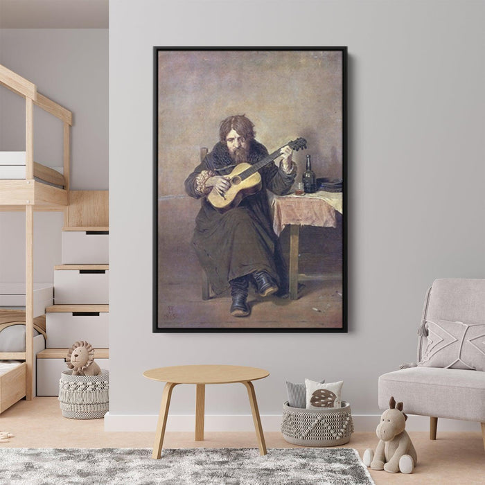 Solitary Guitarist by Vasily Perov - Canvas Artwork