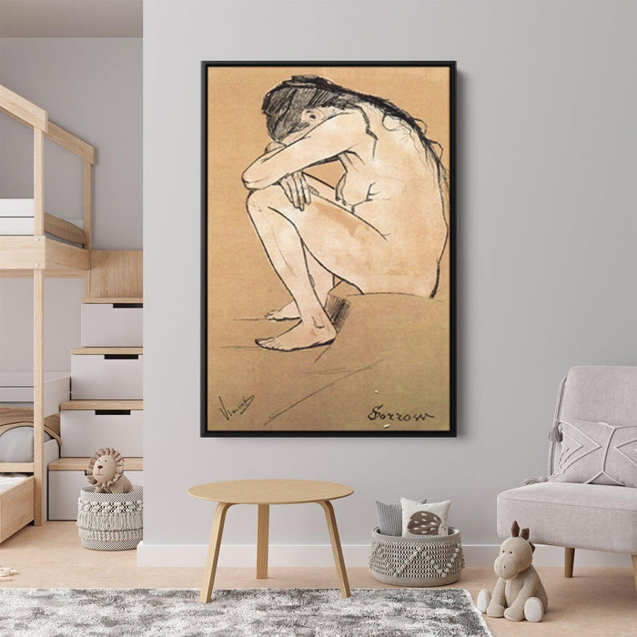 Sorrow by Vincent van Gogh - Canvas Artwork