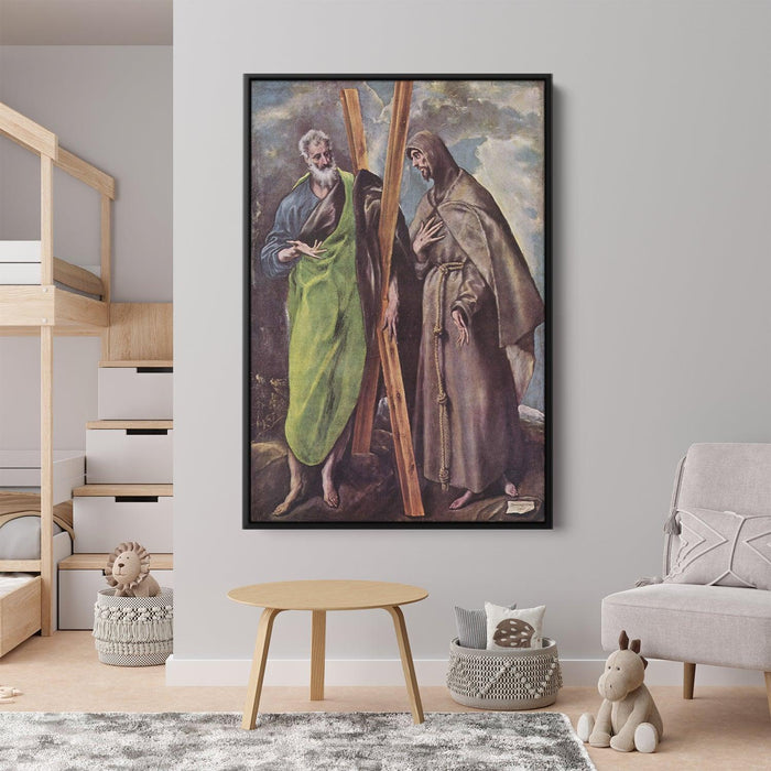 St. Andrew and St. Francis by El Greco - Canvas Artwork