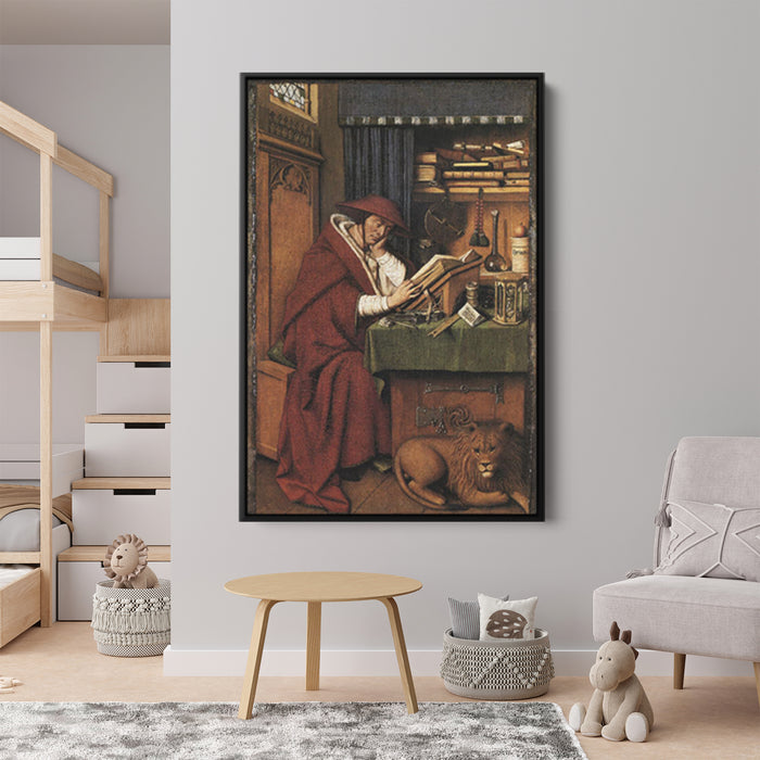 St. Jerome in his Study by Jan van Eyck - Canvas Artwork