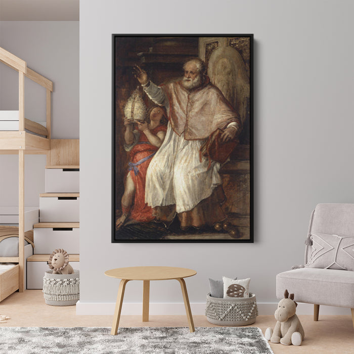 St Nicholas by Titian - Canvas Artwork