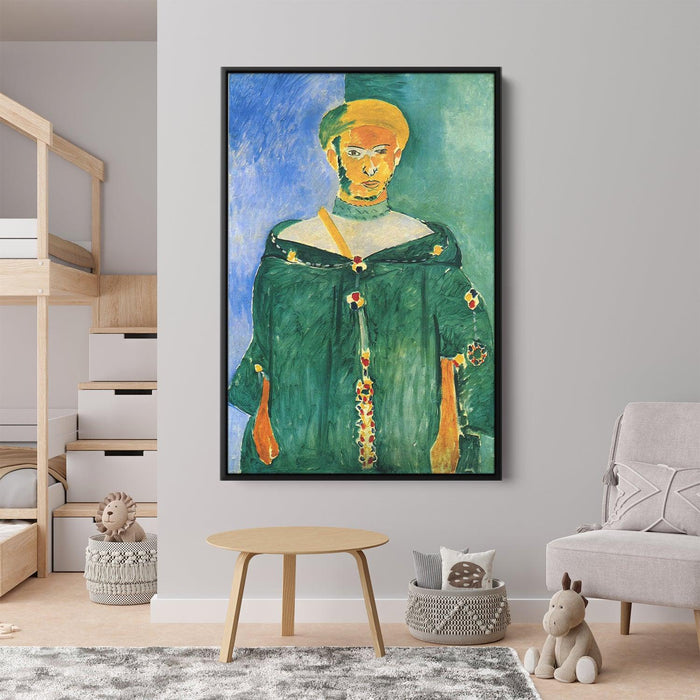 Standing Moroccan in Green (Standing Riffian) by Henri Matisse - Canvas Artwork