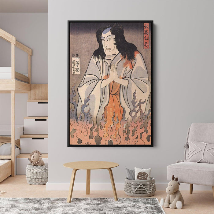 The actor by Utagawa Kuniyoshi - Canvas Artwork