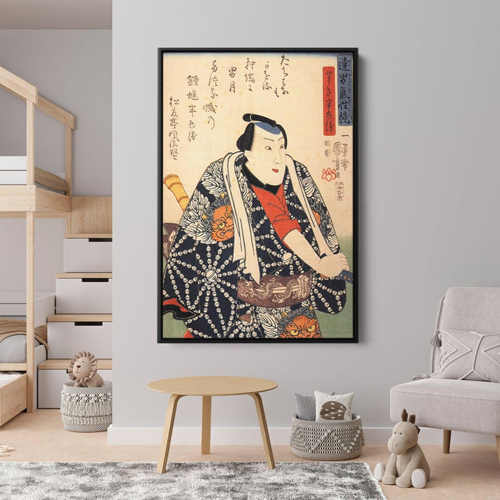 The actor by Utagawa Kuniyoshi - Canvas Artwork