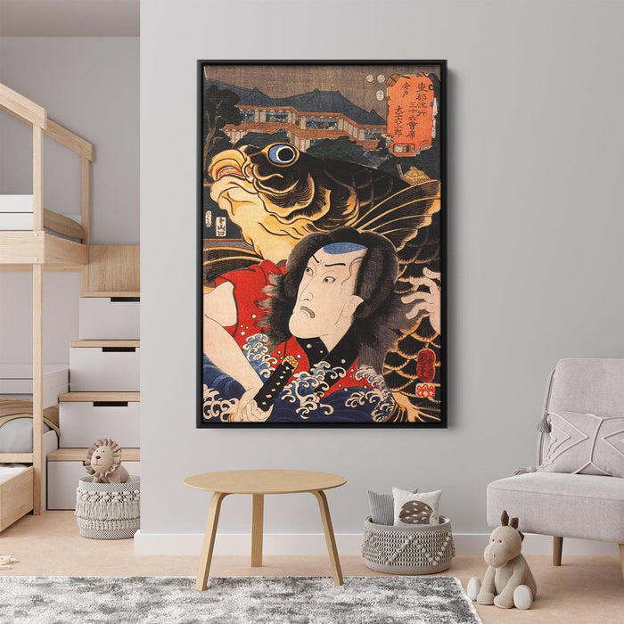 The actor by Utagawa Kuniyoshi - Canvas Artwork