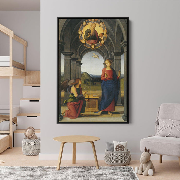 The Annunciation of Mary by Pietro Perugino - Canvas Artwork