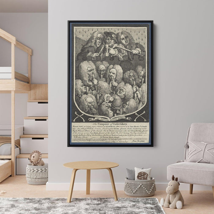 The Company of Undertakers by William Hogarth - Canvas Artwork