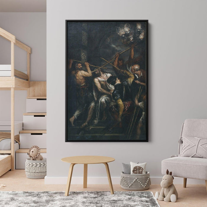 Crowning with Thorns by Titian - Canvas Artwork