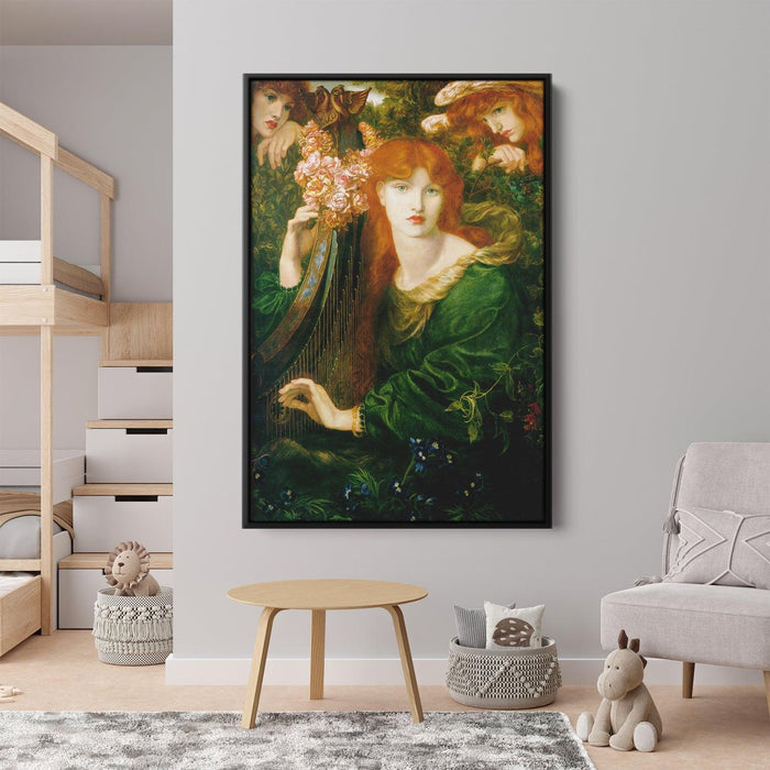 The Garland by Dante Gabriel Rossetti - Canvas Artwork