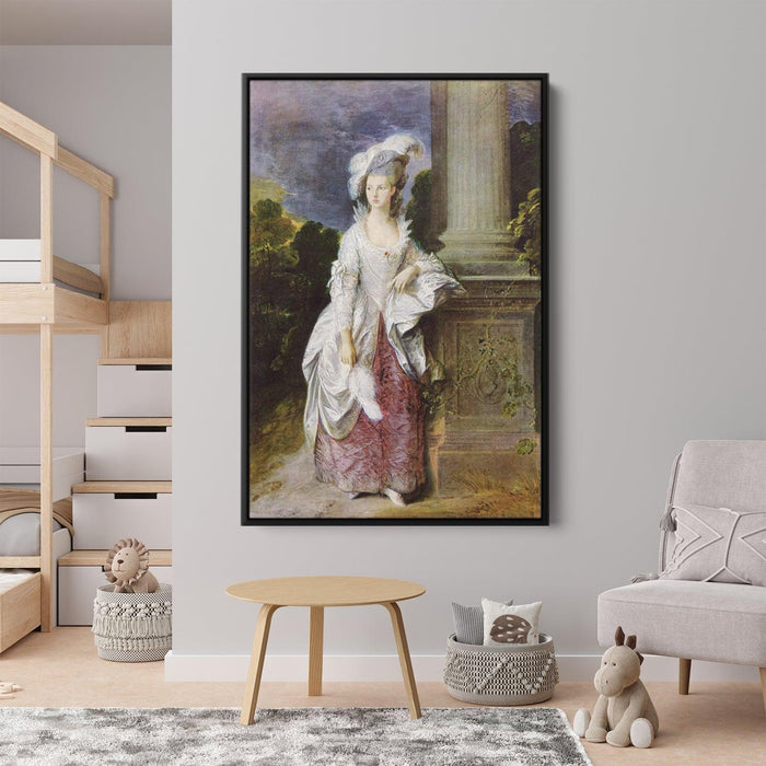 The Honorable Mrs. Graham by Thomas Gainsborough - Canvas Artwork