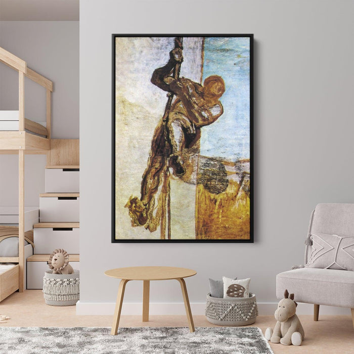 The Man with the cord by Honore Daumier - Canvas Artwork