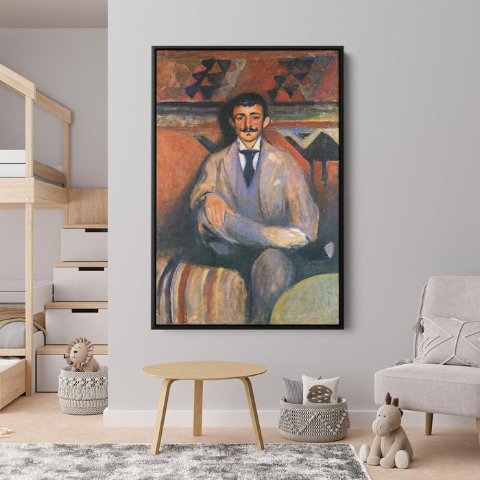 The Painter Jacob Bratland by Edvard Munch - Canvas Artwork