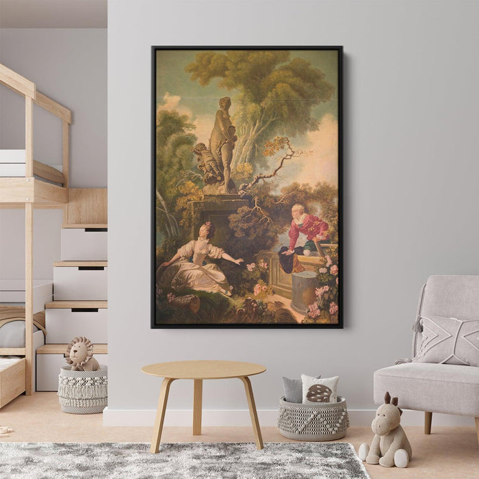 The Progress of Love by Jean-Honore Fragonard - Canvas Artwork