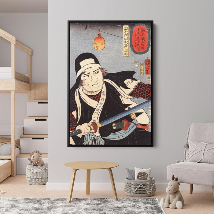 Tominomori by Utagawa Kuniyoshi - Canvas Artwork