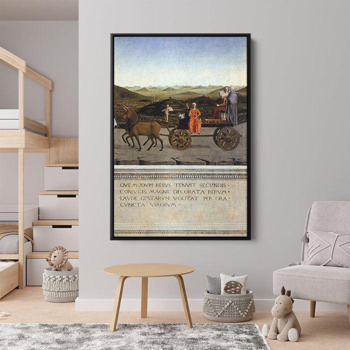 Triumph of Battista Sforza by Piero della Francesca - Canvas Artwork