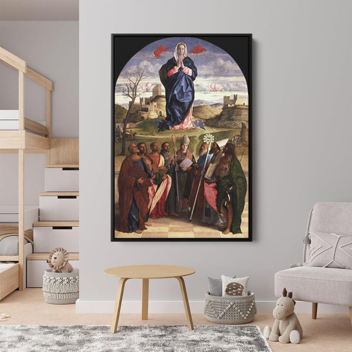 Virgin in Glory with Saints by Giovanni Bellini - Canvas Artwork