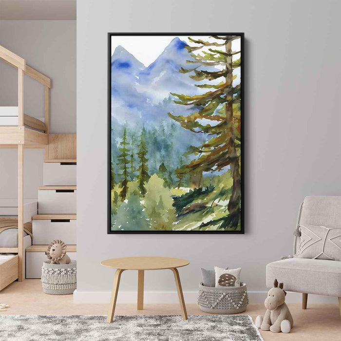 Watercolor Mountain #220 - Kanvah