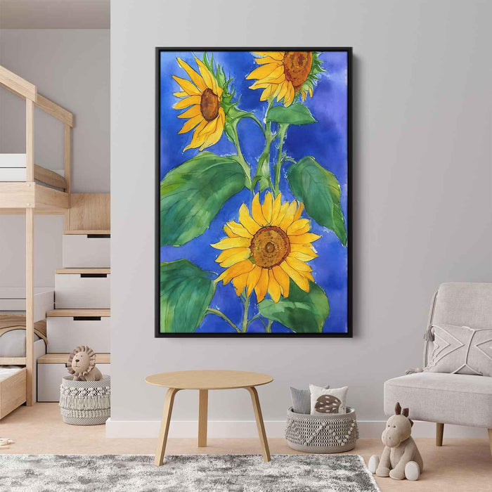 Watercolor Sunflower #202 - Kanvah