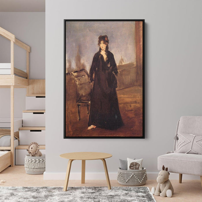 berthe morisot the pink dress description Berthe Morisot, The Pink Dress, portrait painting of Albertie-Marguerite Carr, later Madame Ferdinand-Henri Himmes, (18541935), circa 1870 Stock Photo