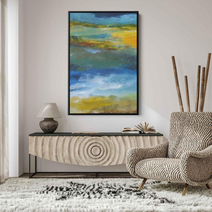 Blue Abstract Landscape #216 - Kanvah