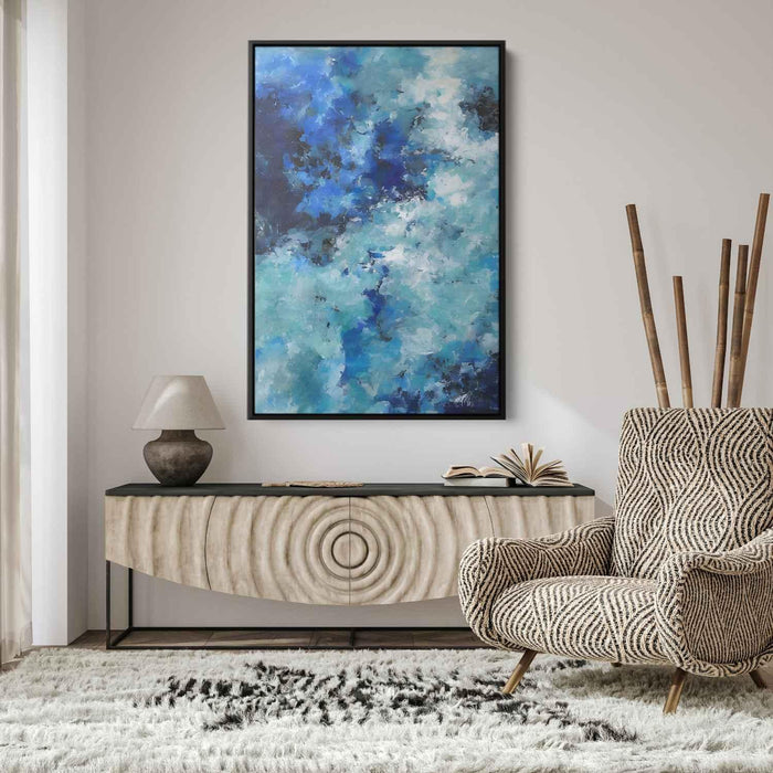 Blue Abstract Ocean #206 - Kanvah