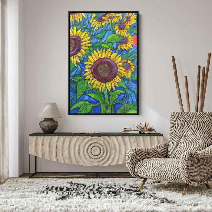Line Art Sunflower #230 - Kanvah
