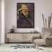 Man in a Straw Hat by Paul Cezanne - Canvas Artwork