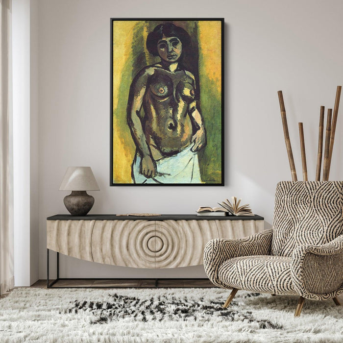 Nude (Black and Gold) by Henri Matisse - Canvas Artwork