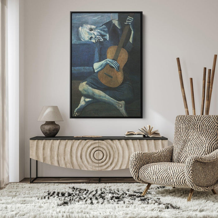The old blind guitarist by Pablo Picasso - Canvas Artwork