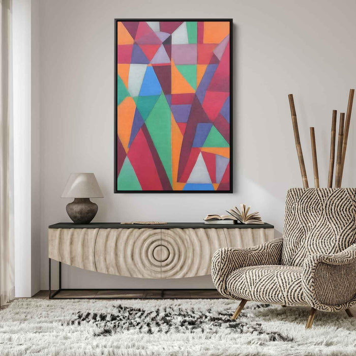 Pastel Bauhaus Triangles #228 - Kanvah