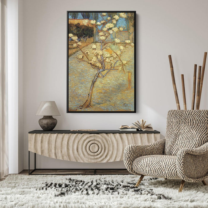 Pear Tree in Blossom by Vincent van Gogh - Canvas Artwork