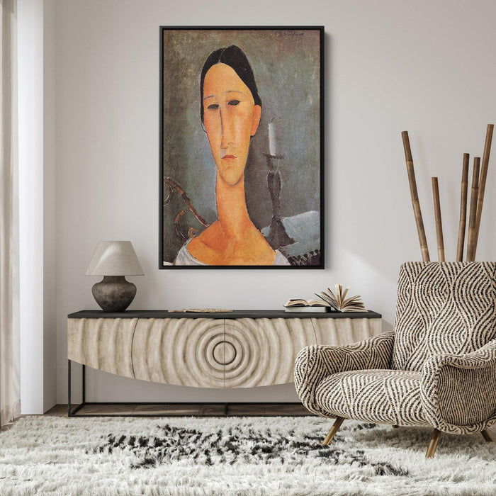 Portrait of Anna Zborowska by Amedeo Modigliani - Canvas Artwork