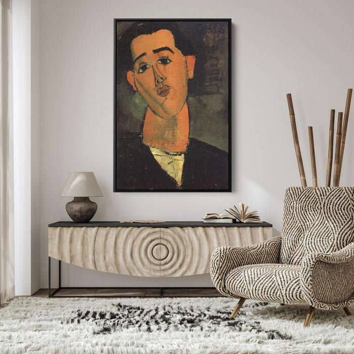 Portrait of Juan Gris by Amedeo Modigliani - Canvas Artwork