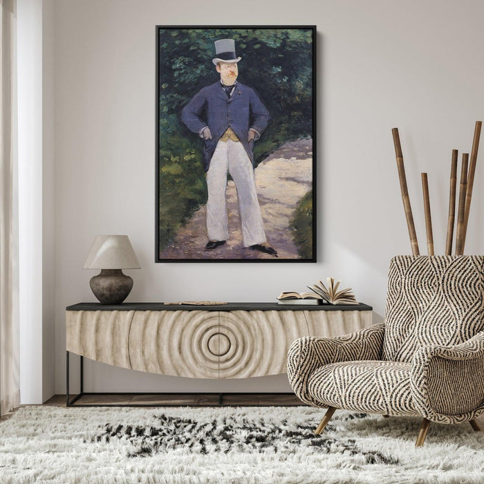 Portrait of Monsieur Brun by Edouard Manet - Canvas Artwork
