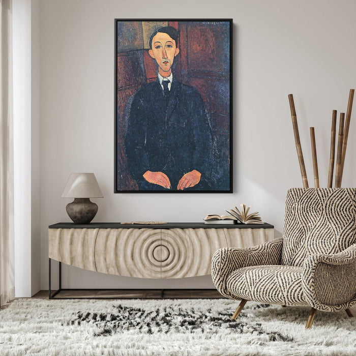 Portrait of the painter Manuel Humbert by Amedeo Modigliani - Canvas Artwork