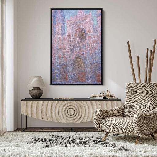 Rouen Cathedral, Symphony in Grey and Rose by Claude Monet - Canvas Artwork