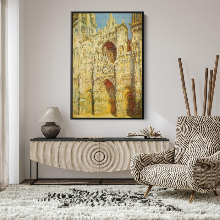 Rouen Cathedral, The Gate and The Tower by Claude Monet - Canvas Artwork